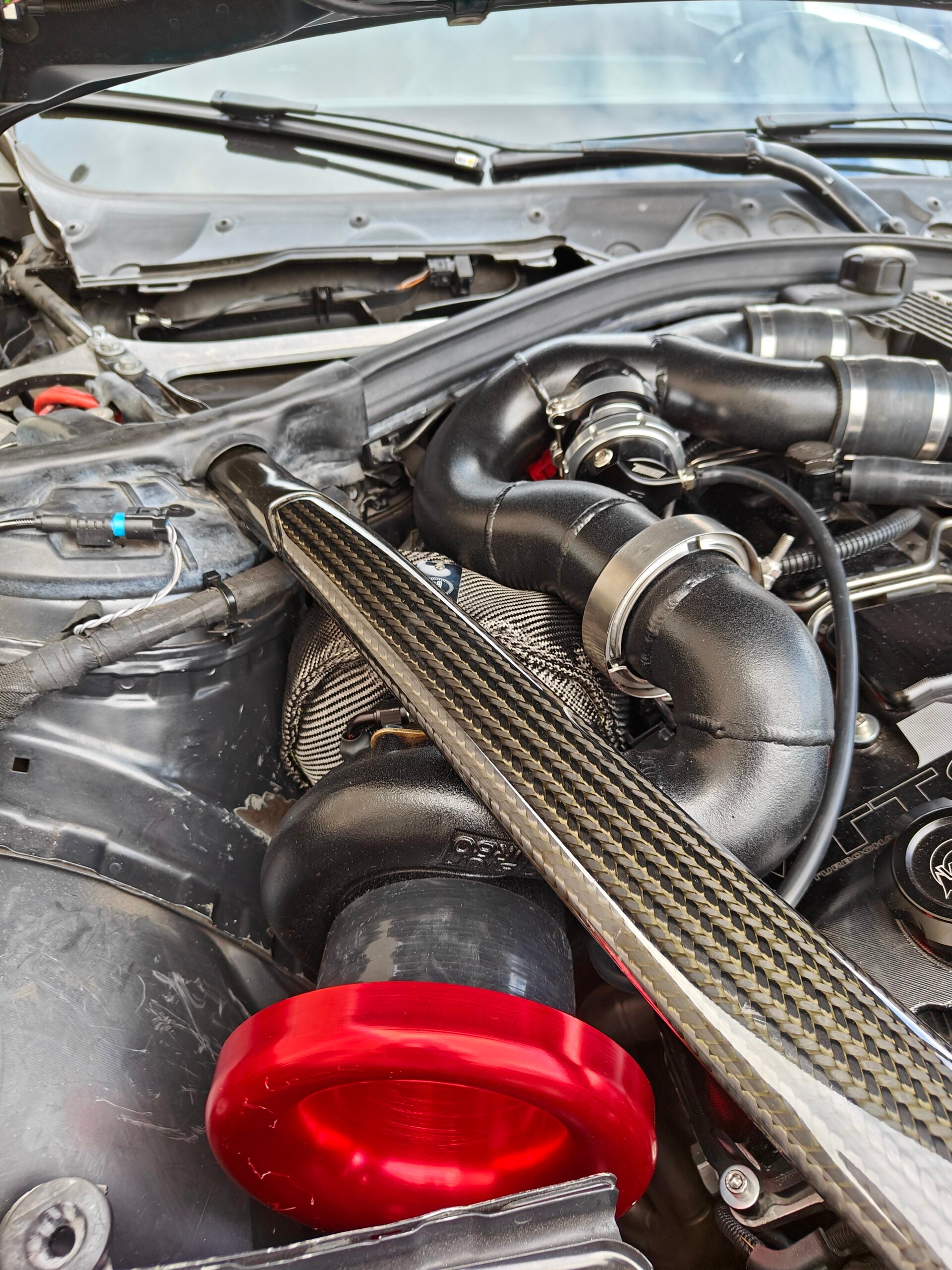 S55 Factory Control EWG Top Mount Single Turbo kit